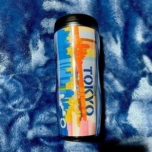 Starbucks Tokyo Tumbler + Flip Lid (2003) 12 oz. BRAND NEW Travel Coffee/Tea Cup